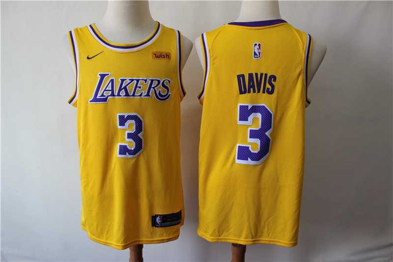 Lakers 23 Anthony Davis Yellow Nike Swingman Jersey,We sell and wholesale Lakers 23 Anthony Davis Yellow Nike Swingman Jersey on line form chian!